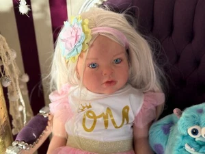 Lifelike Reva schick Arianna toddler child Reborn Fake Baby Living Real art Doll - Picture 1 of 21