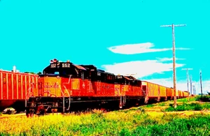 DUPLICATE EKTACHROME SLIDE MILWAUKEE ROAD SD-10 #552 - Bild 1 von 1