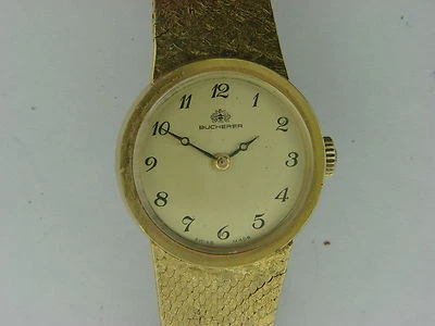 VINTAGE LADIES " BUCHERER " 17 JEWEL WRIST WATCH MECHANICAL MOVEMENT - Image 1 of 4