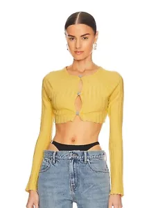 Simon Miller Yellow Crop Top Nirwana Top Sweater Size Xs 0 - Picture 1 of 5