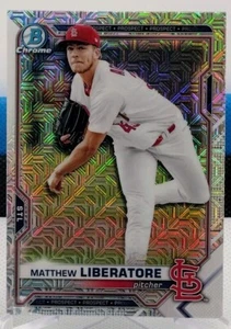 Matthew Liberatore 2021 Bowman cromo mojo refractor #BCP-234 St Louis Cardinals - Imagen 1 de 2
