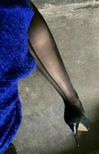 Flirt Rücken genähte Strumpfhosen schwarz - Einheitsgröße  - Bild 1 von 4