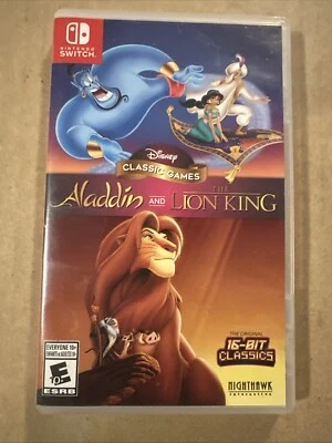 Disney Classic Games: Aladdin And The Lion King - Nintendo Switch Tested Game - Image 1 of 4
