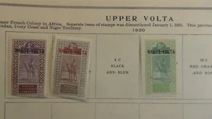 Colección de estampillas Stampsweis Upper Volta en páginas internacionales de Scott est 181 a 1988 - Imagen 1 de 15