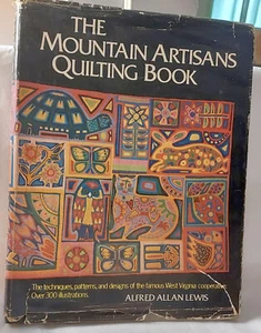 VTG 1974 3rd Printing The Mountain Artisans Quilting Book by Alfred Allan Lewis - Imagen 1 de 4