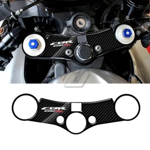 For Honda CBR600RR 2007-16 Carbon Triple Tree Top Clamp Upper 3D Decal Sticker - Picture 1 of 5