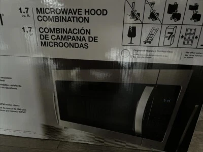 Combinación campana microondas Whirlpool WMH31017HZ nueva en caja Foto 1 de 4