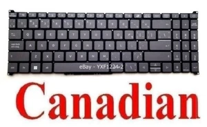 Keyboard for Acer Aspire Go AG15-31P AG15-31P-C0H5 - CA Canadian Backlit - Picture 1 of 2