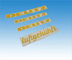 Aufklebersatz Deutz F 1 L 514 F 2 L 612 18er 22er 24er Aufkleber Knubbeldeutz - Bild 1 von 1