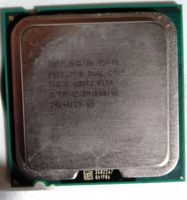 Processore Desktop intel pentium dual core E5400 2,7ghz 2M/800 e FAN(da MSI7610) - Immagine 1 di 3