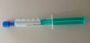 5ml Einmalspritze von Braun - Neu & Steril - mit Verschluss-Stopfen / 1 Stück - Bild 1 von 1