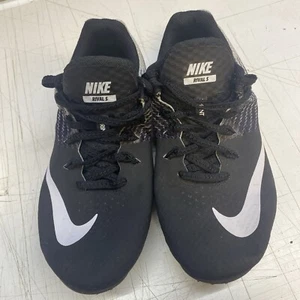 Size 7 - Nike Zoom Rival S 8 Black White - Picture 1 of 7