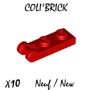 Lego 60478 - 10x Plaque / Plate, modified 1x2 with handle - Rouge Red - NEUF - Picture 1 of 1