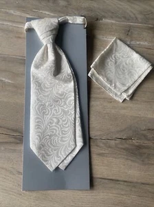 Wilvorst Plastron und Einstecktuch Hochzeit Krawatte - Bild 1 von 4