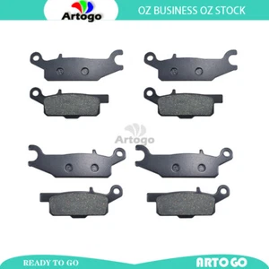 Front+Rear Brake Pads For YAMAHA ATV YFM700 FWAD Grizzly EPS 2007-2016 2017 2018 - Picture 1 of 3
