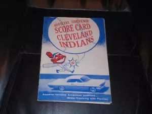 1962 YANKEES AT INDIANS PROGRAMMA DI BASEBALL MANTELLO MARIS HOME RUNS - Foto 1 di 5