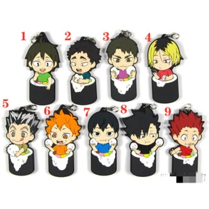 Anime haikyuu Rubber keychain Key Ring Race Straps cosplay - Picture 1 of 1