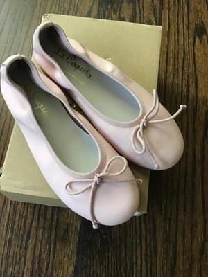 La Coqueta девочек розовый балет плоский США размер 12-12,5 - Изображение 1 из 4