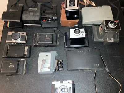 Lote de 14 cámaras antiguas vintage Polaroid Foto 1 de 4