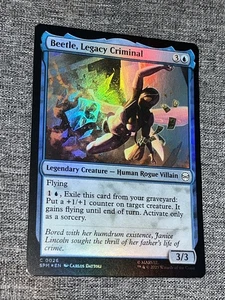 Beetle, Legacy Criminal (Foil) - 0026 - Marvel's Spider-Man - MTG - NM/M Eng - Picture 1 of 2