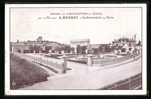 CPA Châteauneuf-du-Pape, Caves de Vinification et Chais de la Maison A. Bessac - Picture 1 of 2