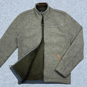 Marmot Jacke Wollmischung Sherpa gefüttert braun durchgehender Reißverschluss Wandern Outdoor Herren Small - Bild 1 von 7