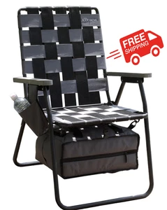 Body Glove Colorado Padded Chair + Cooler - Tan or Black - Picture 1 of 10