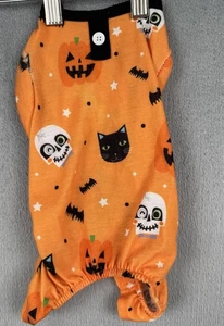 Halloween Outfit für Hund Größe klein Kürbisse Fledermäuse Katzen Totenköpfe Urlaub Kawaii - Bild 1 von 5