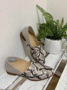Scarpe basse Clarks Cushion Plus grigio tono puro serpente pitone pelle tomaia 5 D - Foto 1 di 5