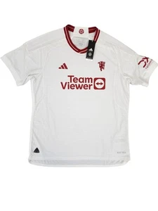 Maglia calcio Adidas Manchester United 23/24 autentica terzo kit XL nuova - Foto 1 di 17