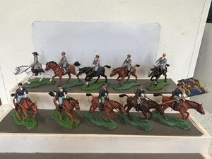 Vintage Britains Swoppet ACW American Civil War Union & Confederate Cavalry.. - Picture 1 of 24