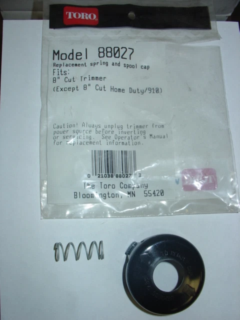 Toro 8" Trim Spring & Cap 88027 Genuine Original OEM - Image 1 of 1