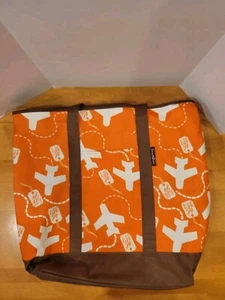 Samantha Brown Extra Large Travel Tote Bag Summer Beach Colorful Compartments - Picture 1 of 9