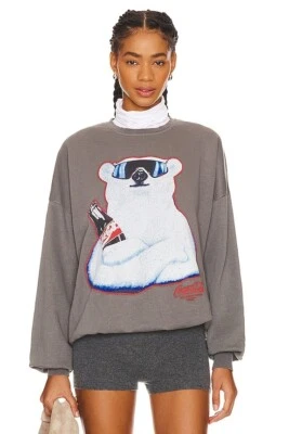 The Laundry Room Coca-Cola Bear Sweatshirt  Size L  Gray  NWT  Oversized Jumper - Image 1 of 4