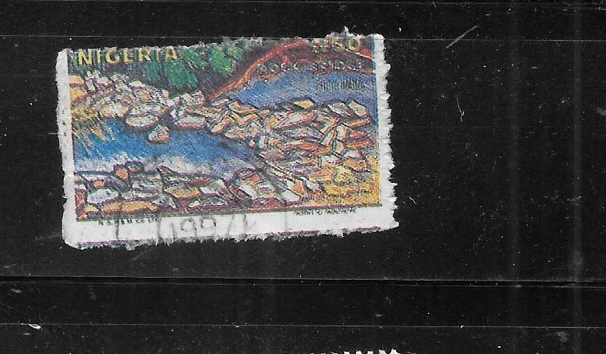 NIGERIA SC#569B 1990 50 NAIRA USADO POSTAL SELLO ÚNICO ANTIGUO DEFINITIVO Foto 1 de 1