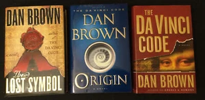Dan Brown: 3 HCs - The DaVinci Code, Origin, The Lost Symbol - AS NEW!! - Picture 1 of 10