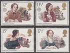 GB MNH STAMP SET 1980 Famous Authoresses SG 1125-1128 UMM