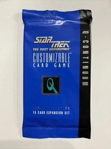 Star Trek CCG Q-Continuum Booster Pack Next Generation Decipher TCG New! - Picture 1 of 2