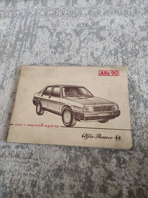 Alfa Romeo Alfa 90 - Manuale Uso e Manutenzione - Immagine 1 di 4