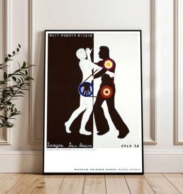 William Copley Nuit Puerto Ricain Exhibition Art Poster - Image 1 of 4