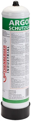 Rothenberger Argon Schutzgas Stahl-Einwegflasche 950 ml MIG-Schweißarbeiten - Bild 1 von 3