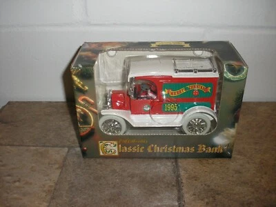 Banco de Navidad Ford Modelo T 1995 ERTL 1913 de colección con Papá Noel conduciendo envío gratuito Foto 1 de 4