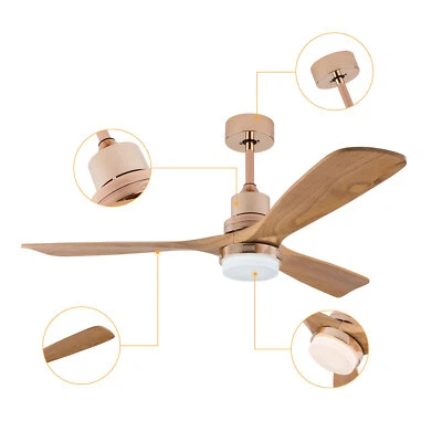 48 inch Ceiling Fans W/ Lights 48" Compact Energy-Efficient W/ Integrated LED - Image 1 of 4