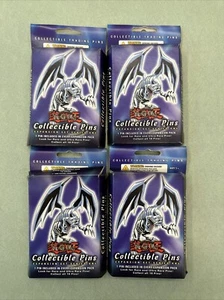 4 Yu-Gi-Oh Collectible Pins Expansion Set Series One First Edition Upper Deck - Picture 1 of 24