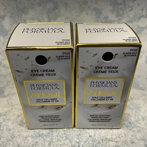 Physicians Formula 24-Karat Gold Collagen Eye Cream 0.43oz ( Lot of 2 ) New - Picture 1 of 6
