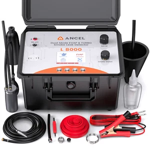 Ancel L8000 EVAP Smoke Machine Leak Tester Dual Mode Diagnostic Turbo System Kit - Picture 1 of 20