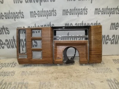 80-89 Cadillac Deville Fleetwood Instrument Speedo Cluster Woodgrain Bezel Trim - Image 1 of 4