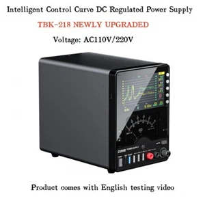 TBK-218 Curva DC Fuente de Alimentación Regulada 30V 10A 300W Transformador 4.3"" IPS LCD - Imagen 1 de 5