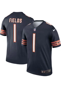 NWT Men's XXL Nike Legends Dri-Fit NFL Chicago Bears Justin Fields #1 Jersey - Picture 1 of 8