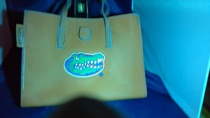 Florida Gators Small Tote Handbag Purse UF Go Gators Orange Pre Owned - Picture 1 of 4